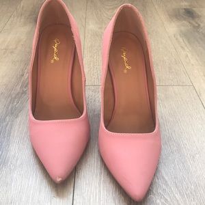 Pink heels